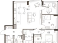 4-комнатная квартира, 105.1 м2 , 5 этаж, Летниковская, 11 - фото 1