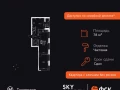 3-комнатная квартира, 78.7 м2 , 33 этаж, Строительный проезд, 9 - фото 1