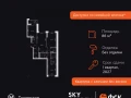 3-комнатная квартира, 86.7 м2 , 41 этаж, Строительный проезд, 9 - фото 1