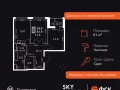 2-комнатная квартира - Строительный проезд, 9 / ЖК Скай Гарден - фото 1