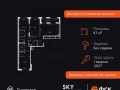 4-комнатная квартира, 97.7 м2 , 20 этаж, Строительный проезд, 9 - фото 1