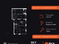 4-комнатная квартира, 110.4 м2 , 26 этаж, Строительный проезд, 9 - фото 1
