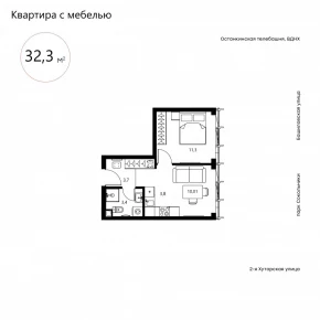 2-я Хуторская, 34 / ЖК &laquo;Симфония 34&raquo;
