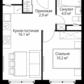 квартал Центральный, 9 / ЖК &laquo;У реки. Эко Видное 2.0&raquo;