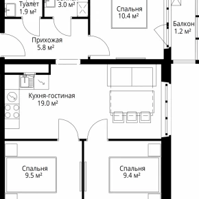 квартал Центральный, 9 / ЖК &laquo;У реки. Эко Видное 2.0&raquo;