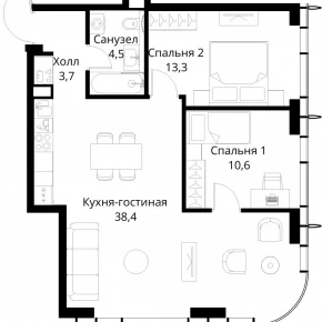 Волоколамское шоссе, 95/2 / ЖК &laquo;Сити Бэй&raquo;
