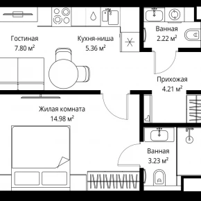 ул. Верейская, 29/42 / ЖК &laquo;ВЕЕР&raquo;